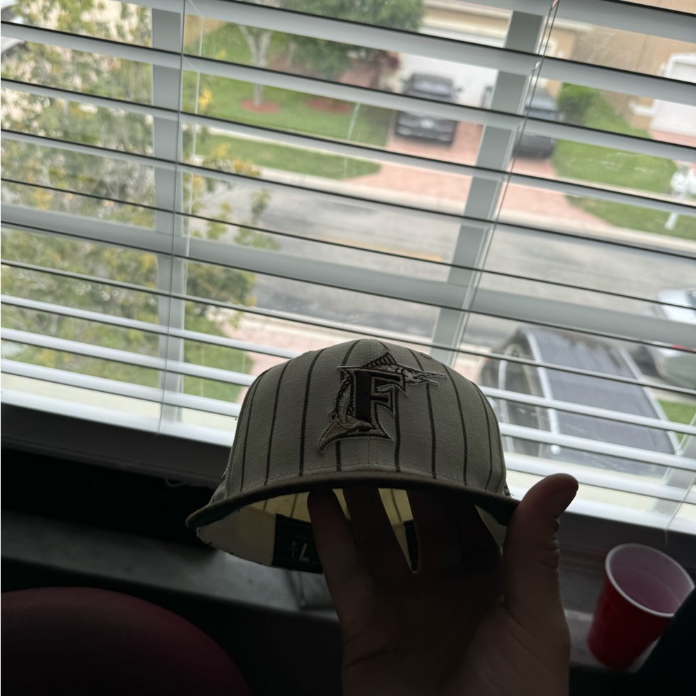 Florida Marlins throwback patch hat